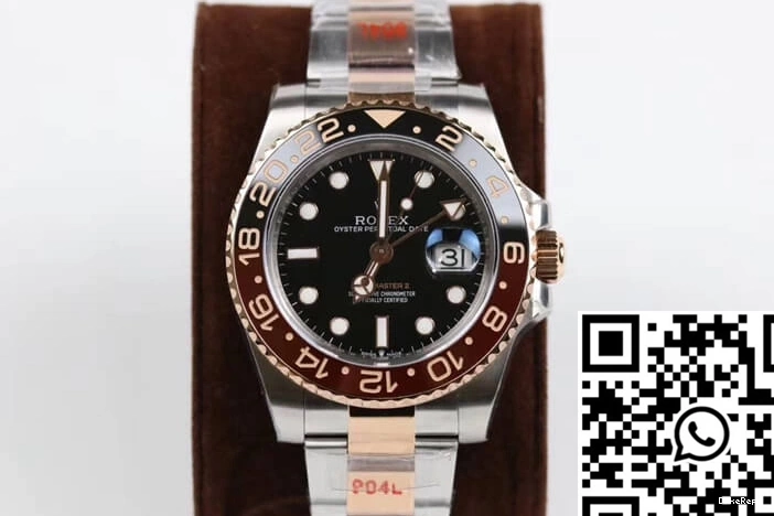 Dial GM M126711CHNR-0002 Rolex Master GMT II Factory Black 1011